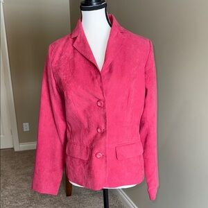 Pink Structured Blazer from Northern Reflections with Notched Lapels Size S